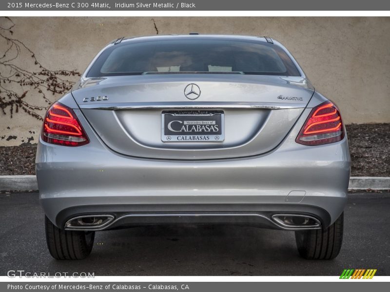 Iridium Silver Metallic / Black 2015 Mercedes-Benz C 300 4Matic