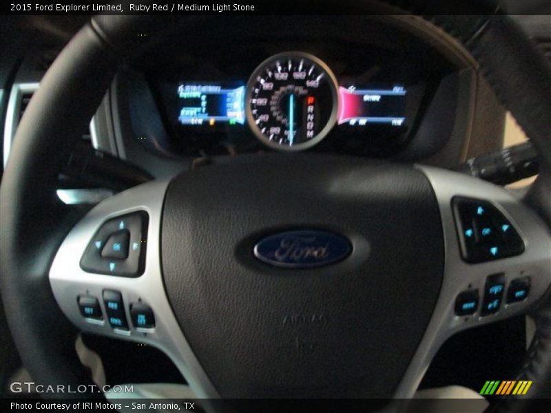Ruby Red / Medium Light Stone 2015 Ford Explorer Limited