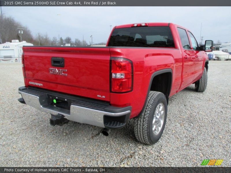 Fire Red / Jet Black 2015 GMC Sierra 2500HD SLE Crew Cab 4x4