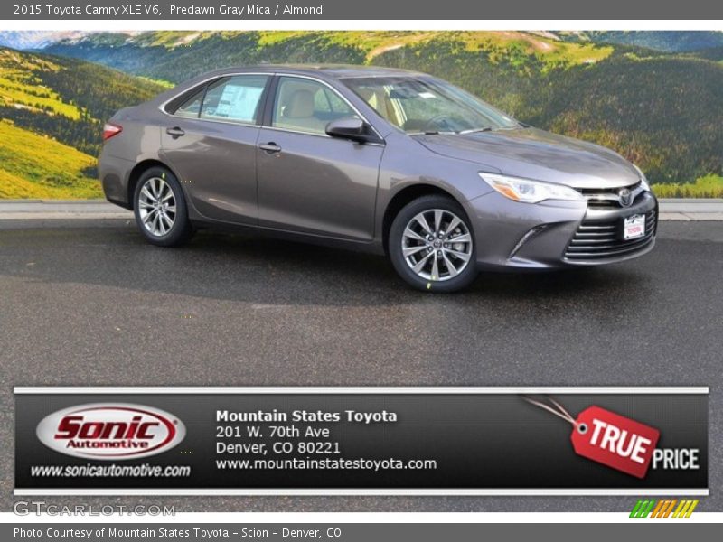 Predawn Gray Mica / Almond 2015 Toyota Camry XLE V6