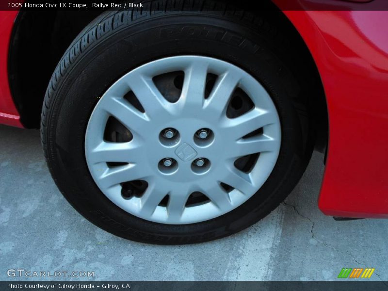 Rallye Red / Black 2005 Honda Civic LX Coupe