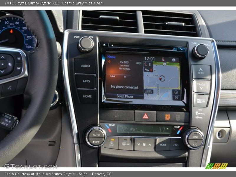 Controls of 2015 Camry Hybrid XLE