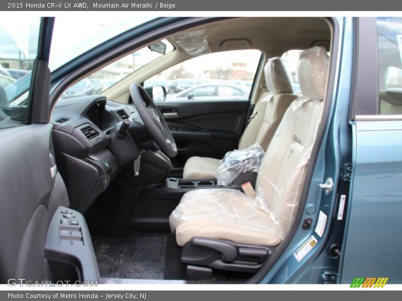 Mountain Air Metallic / Beige 2015 Honda CR-V LX AWD