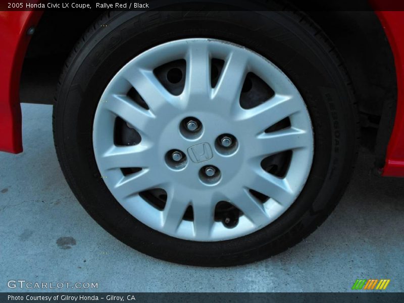 Rallye Red / Black 2005 Honda Civic LX Coupe
