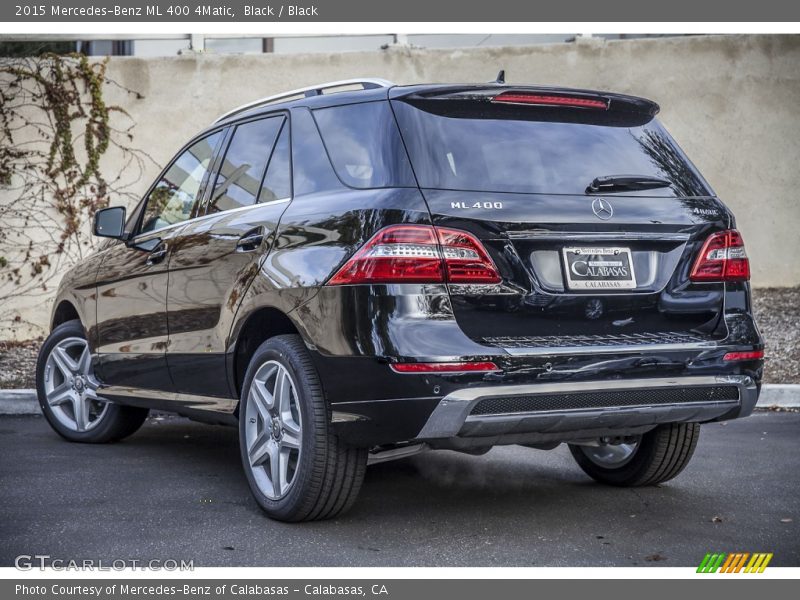 Black / Black 2015 Mercedes-Benz ML 400 4Matic