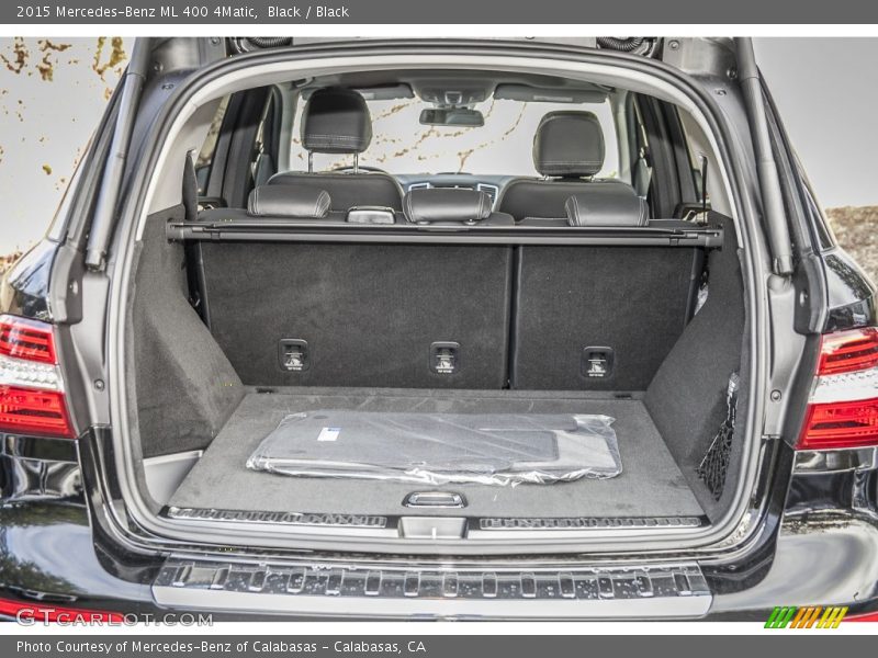 Black / Black 2015 Mercedes-Benz ML 400 4Matic