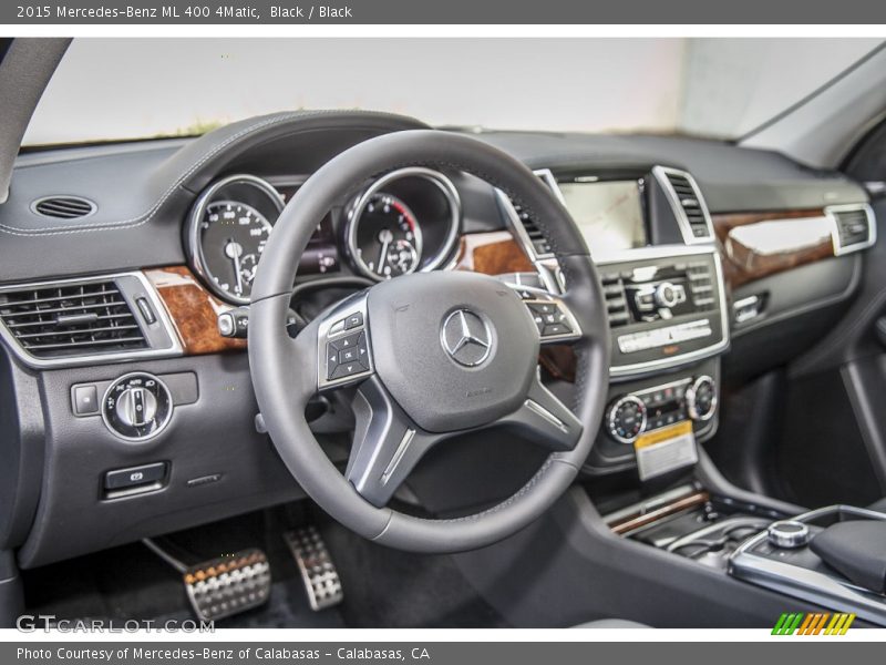 Black / Black 2015 Mercedes-Benz ML 400 4Matic