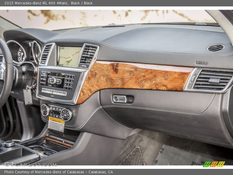 Black / Black 2015 Mercedes-Benz ML 400 4Matic