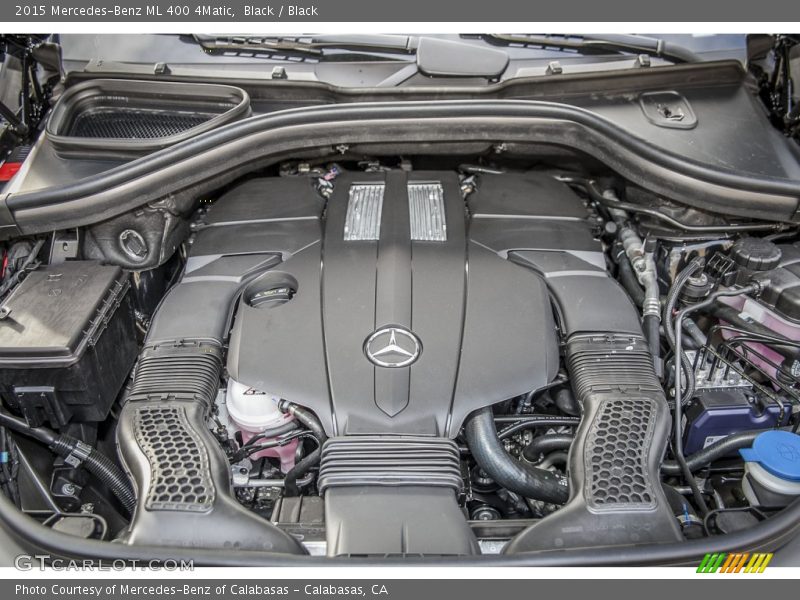 Black / Black 2015 Mercedes-Benz ML 400 4Matic