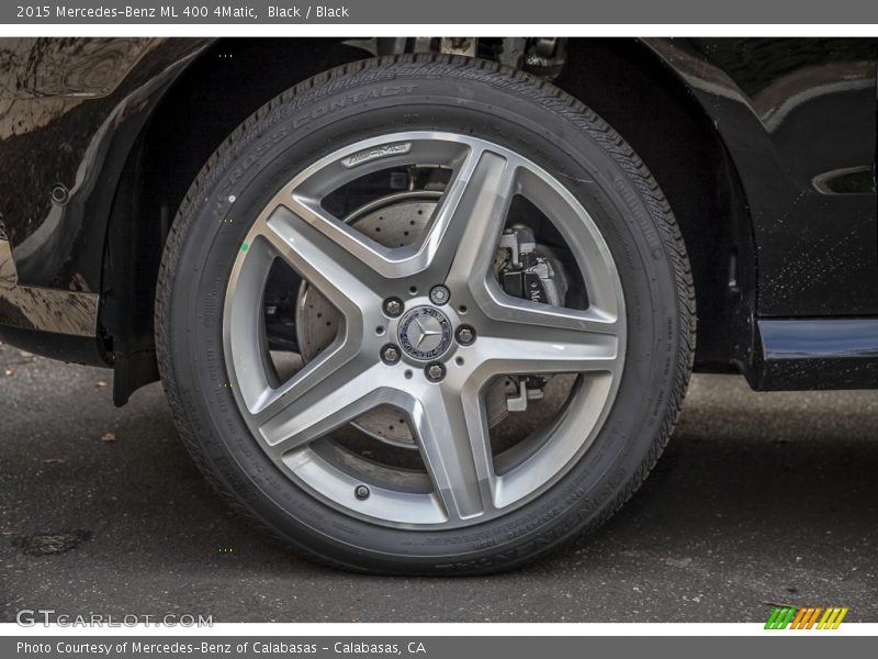Black / Black 2015 Mercedes-Benz ML 400 4Matic