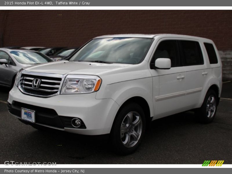 Taffeta White / Gray 2015 Honda Pilot EX-L 4WD