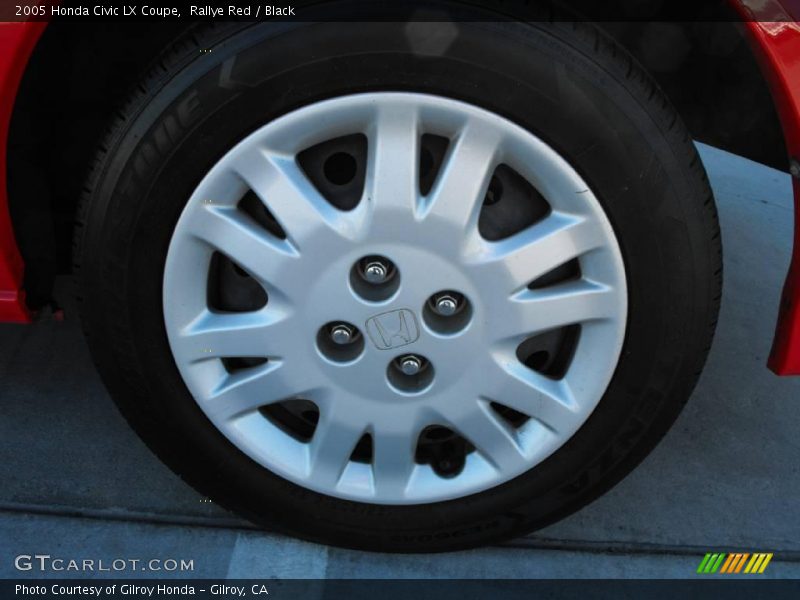 Rallye Red / Black 2005 Honda Civic LX Coupe