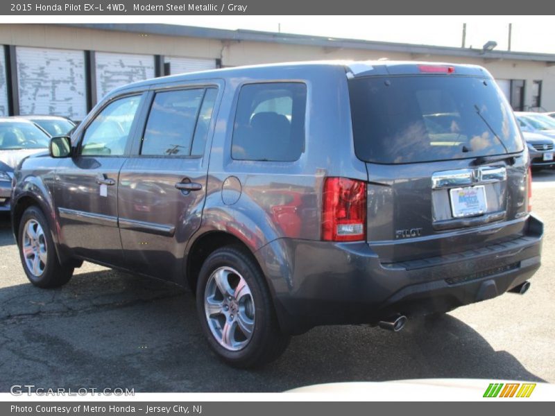 Modern Steel Metallic / Gray 2015 Honda Pilot EX-L 4WD