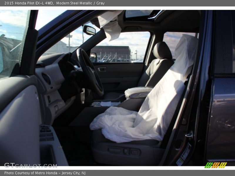 Modern Steel Metallic / Gray 2015 Honda Pilot EX-L 4WD