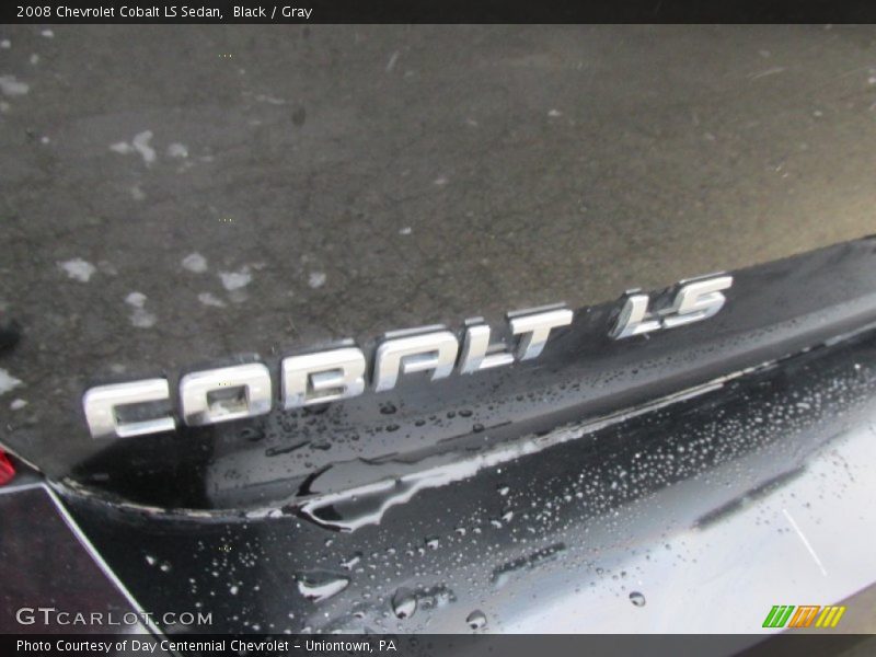 Black / Gray 2008 Chevrolet Cobalt LS Sedan