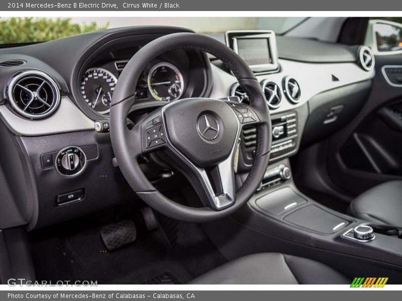 Cirrus White / Black 2014 Mercedes-Benz B Electric Drive