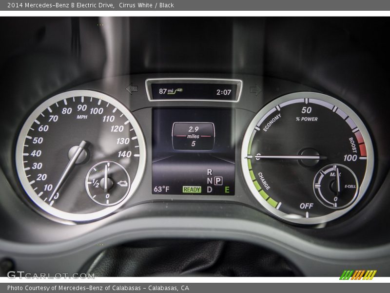 Cirrus White / Black 2014 Mercedes-Benz B Electric Drive