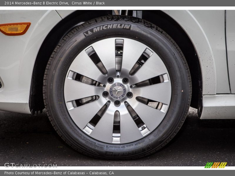 Cirrus White / Black 2014 Mercedes-Benz B Electric Drive