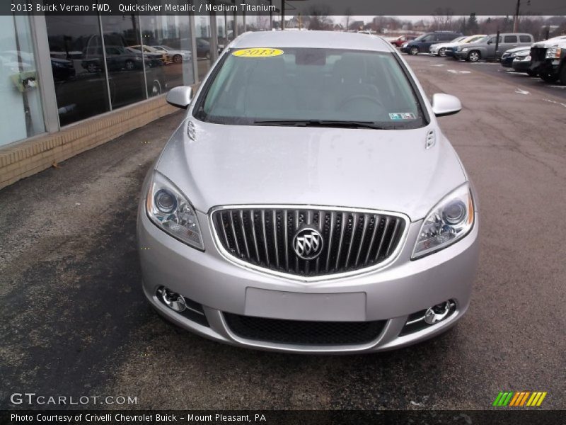 Quicksilver Metallic / Medium Titanium 2013 Buick Verano FWD