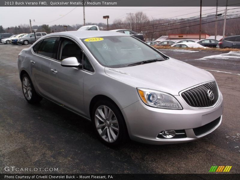Quicksilver Metallic / Medium Titanium 2013 Buick Verano FWD