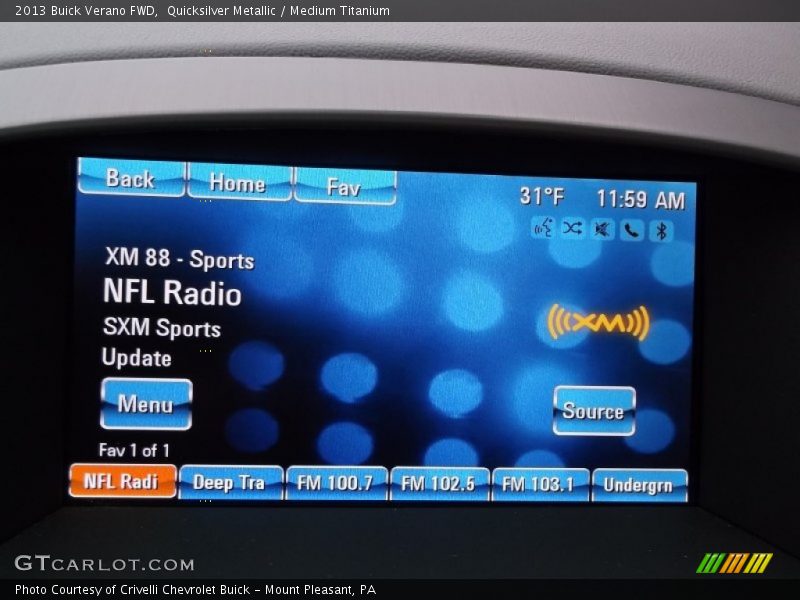 Quicksilver Metallic / Medium Titanium 2013 Buick Verano FWD