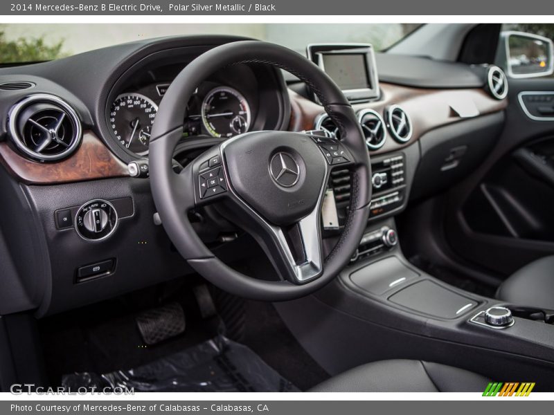 Polar Silver Metallic / Black 2014 Mercedes-Benz B Electric Drive