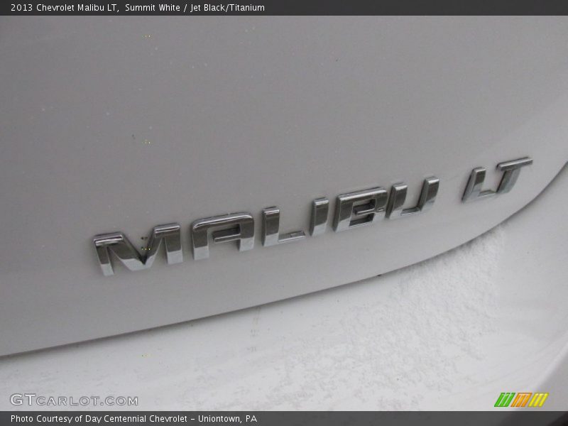 Summit White / Jet Black/Titanium 2013 Chevrolet Malibu LT