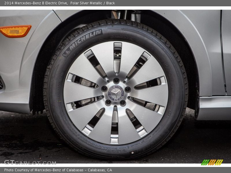 Polar Silver Metallic / Black 2014 Mercedes-Benz B Electric Drive