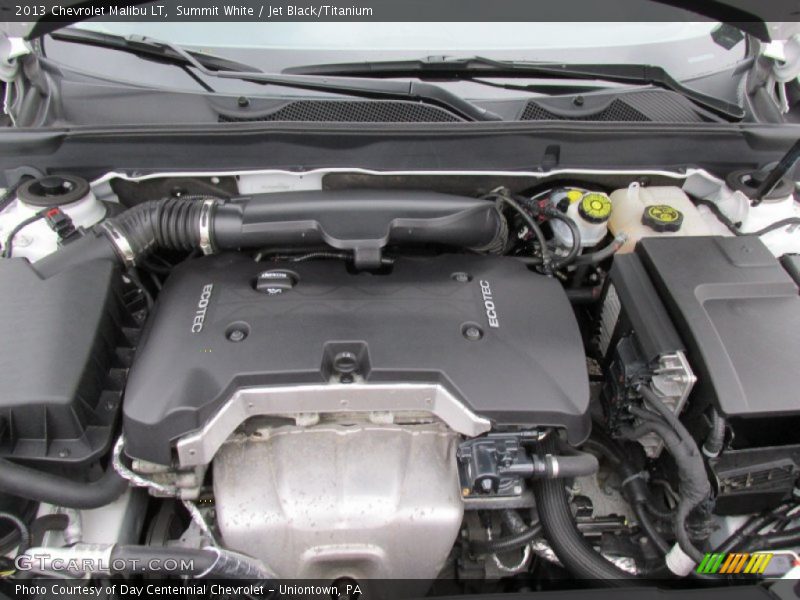 Summit White / Jet Black/Titanium 2013 Chevrolet Malibu LT