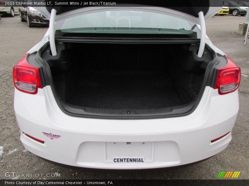 Summit White / Jet Black/Titanium 2013 Chevrolet Malibu LT