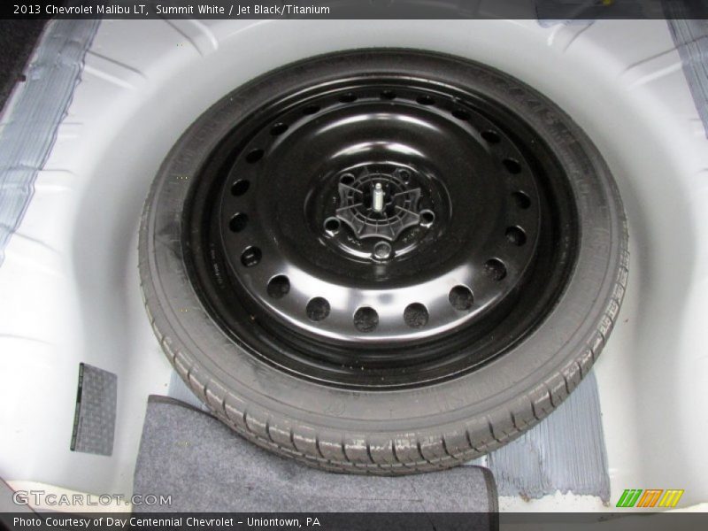 Summit White / Jet Black/Titanium 2013 Chevrolet Malibu LT
