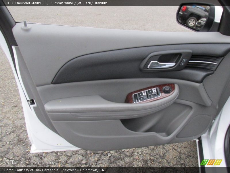 Summit White / Jet Black/Titanium 2013 Chevrolet Malibu LT