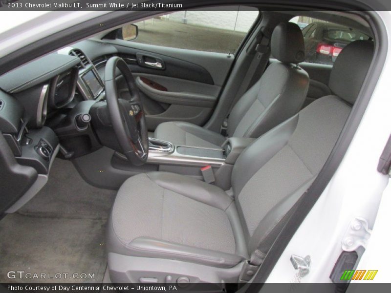 Summit White / Jet Black/Titanium 2013 Chevrolet Malibu LT
