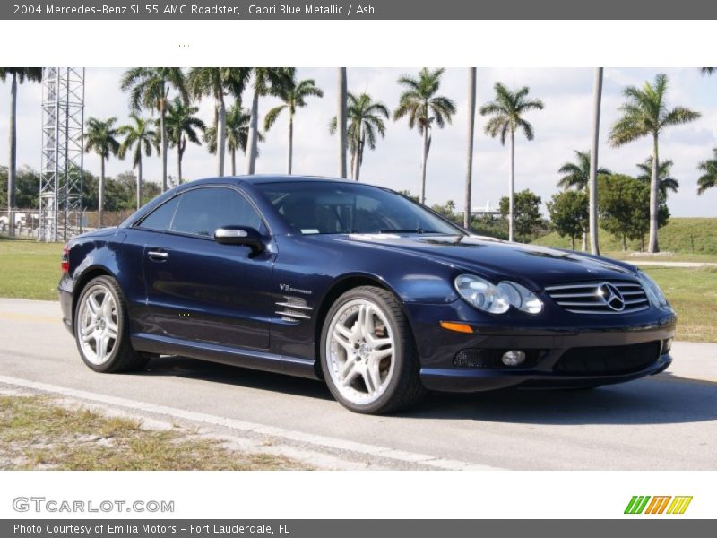 Front 3/4 View of 2004 SL 55 AMG Roadster