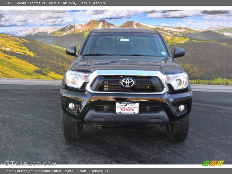 Black / Graphite 2015 Toyota Tacoma V6 Double Cab 4x4
