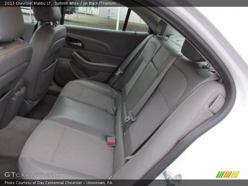 Summit White / Jet Black/Titanium 2013 Chevrolet Malibu LT