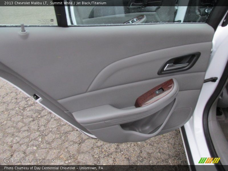 Summit White / Jet Black/Titanium 2013 Chevrolet Malibu LT