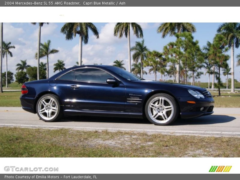  2004 SL 55 AMG Roadster Capri Blue Metallic