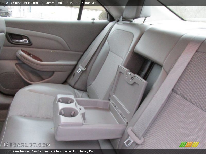 Summit White / Jet Black/Titanium 2013 Chevrolet Malibu LT