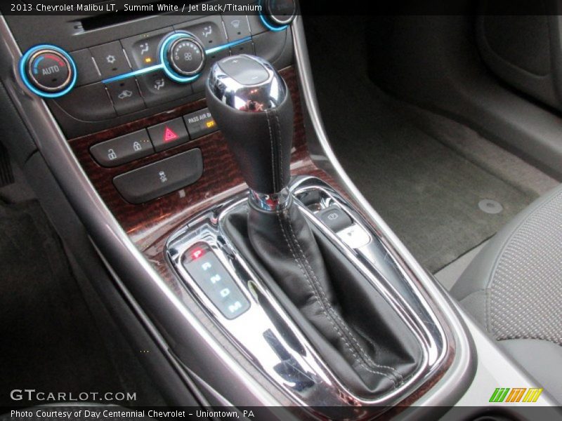 Summit White / Jet Black/Titanium 2013 Chevrolet Malibu LT