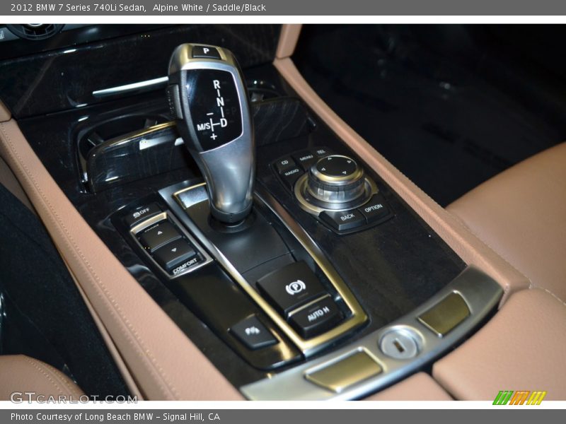 Alpine White / Saddle/Black 2012 BMW 7 Series 740Li Sedan
