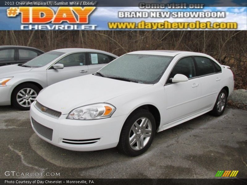 Summit White / Ebony 2013 Chevrolet Impala LT