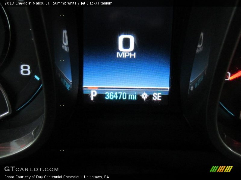 Summit White / Jet Black/Titanium 2013 Chevrolet Malibu LT