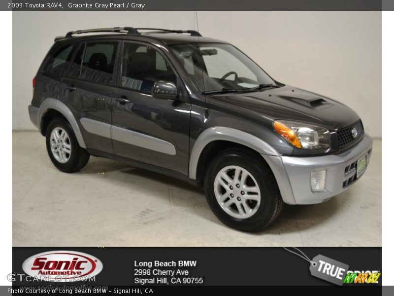 Graphite Gray Pearl / Gray 2003 Toyota RAV4