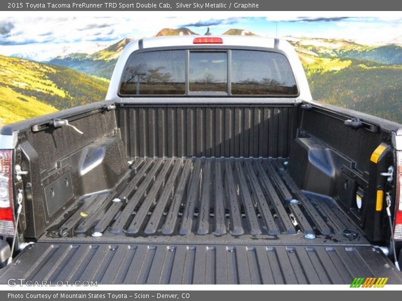 Silver Sky Metallic / Graphite 2015 Toyota Tacoma PreRunner TRD Sport Double Cab