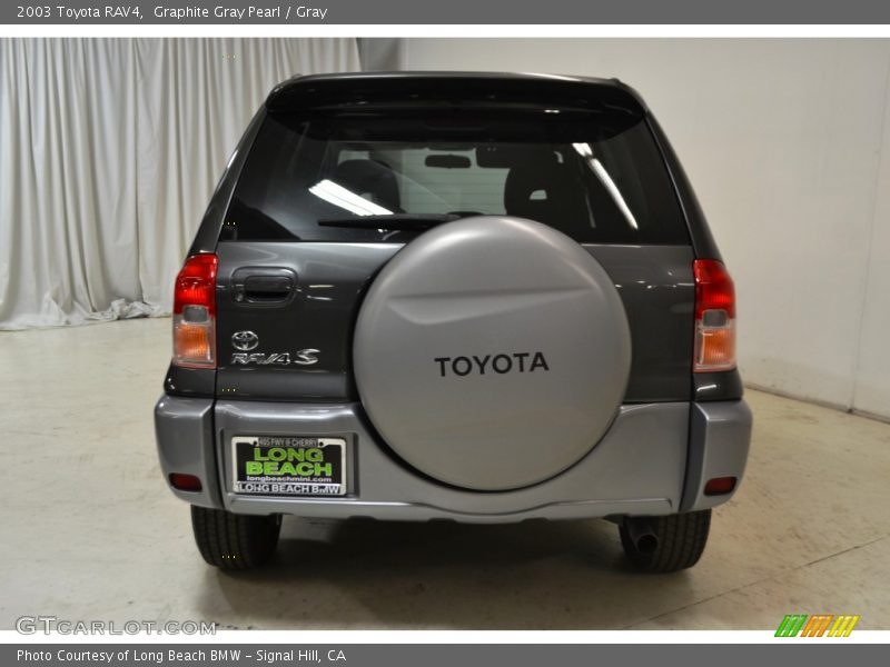 Graphite Gray Pearl / Gray 2003 Toyota RAV4