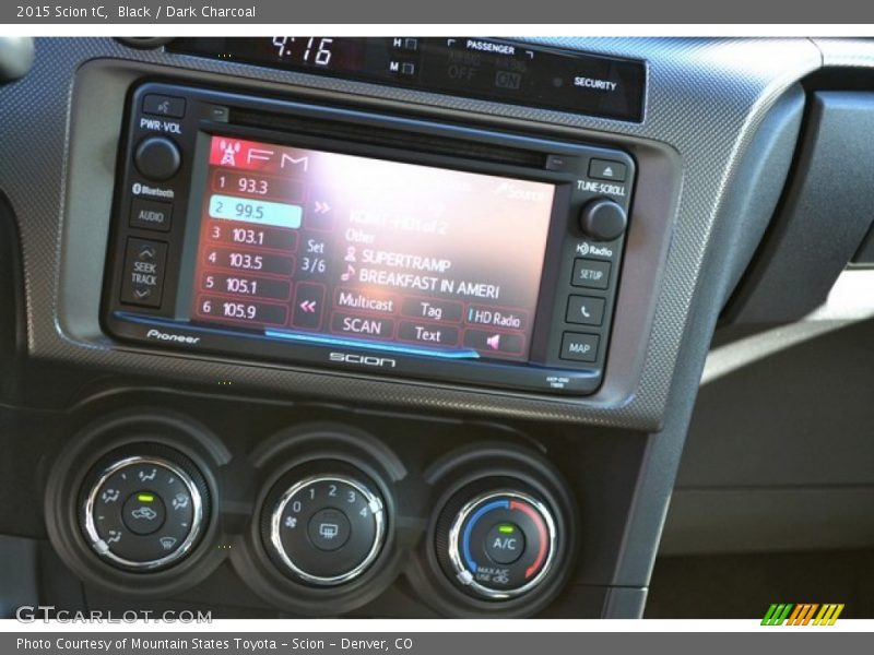 Black / Dark Charcoal 2015 Scion tC