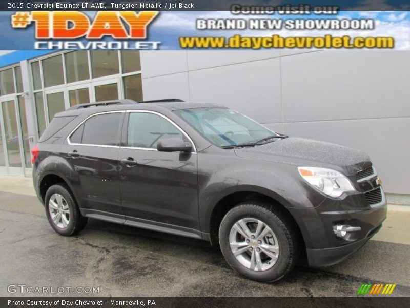 Tungsten Metallic / Jet Black 2015 Chevrolet Equinox LT AWD