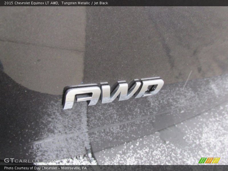 Tungsten Metallic / Jet Black 2015 Chevrolet Equinox LT AWD
