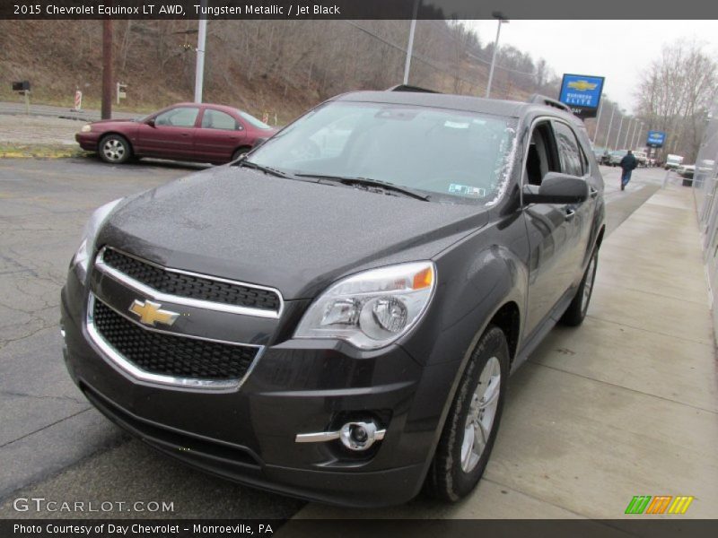 Tungsten Metallic / Jet Black 2015 Chevrolet Equinox LT AWD